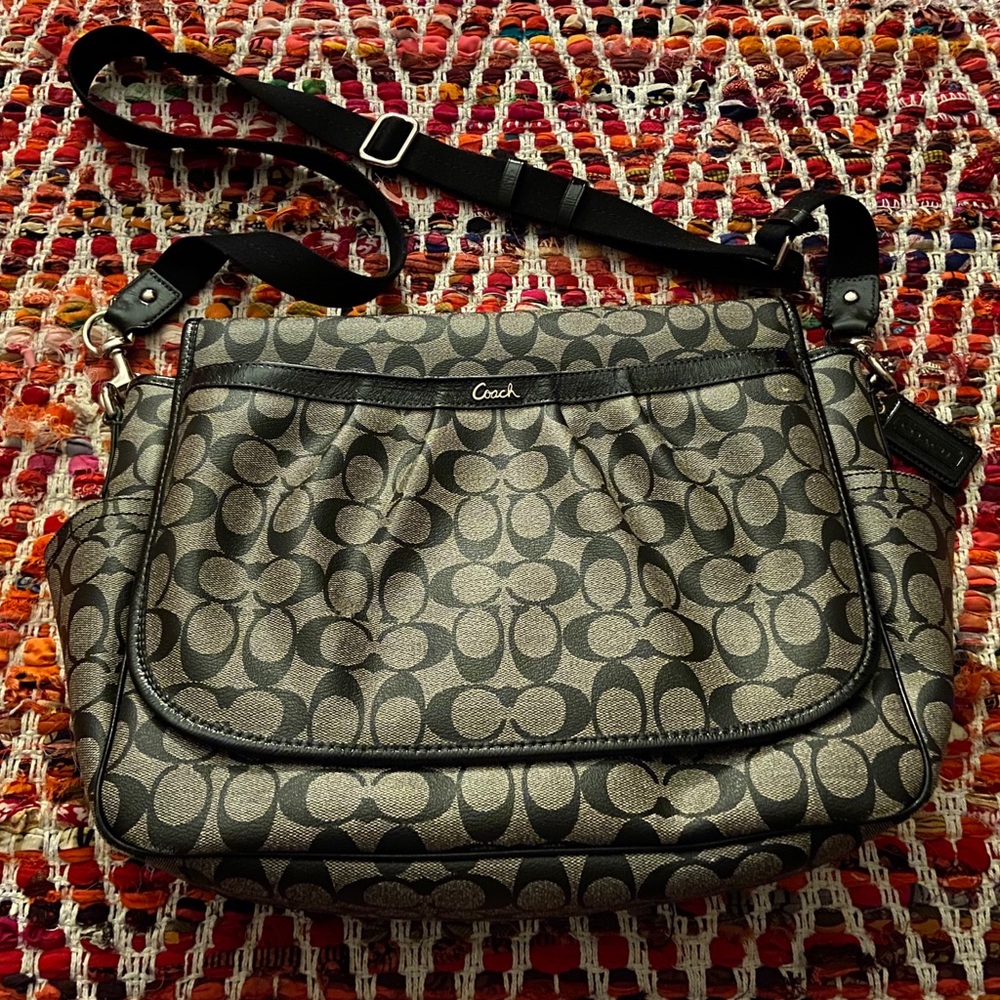 COPY - Authentic Coach Messenger Style Diaper Bag